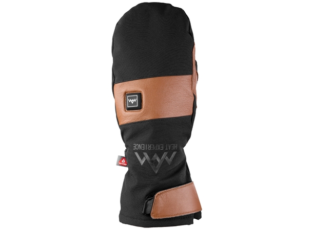 HeatX Heated Outdoor Mittens L Brown/Black 