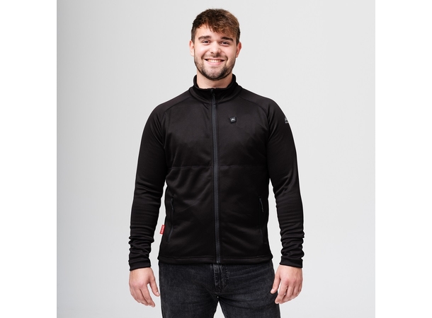 Heatx Heated Fleece Sweater Mens L Black 