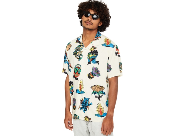 Volcom FA Bob Mollema SS Light Beige - M 