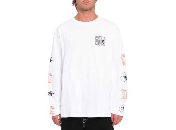 Volcom FA Keutchi LS Tee White - M 
