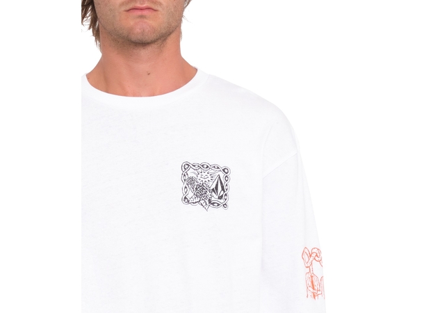 Volcom FA Keutchi LS Tee White - M 