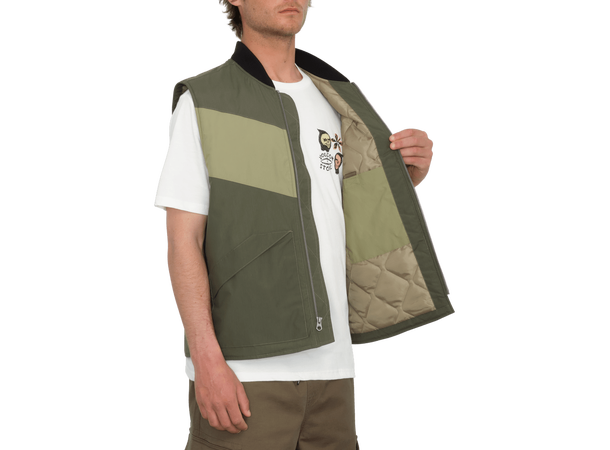 Volcom Prysmer Vest Squadron Green - M 