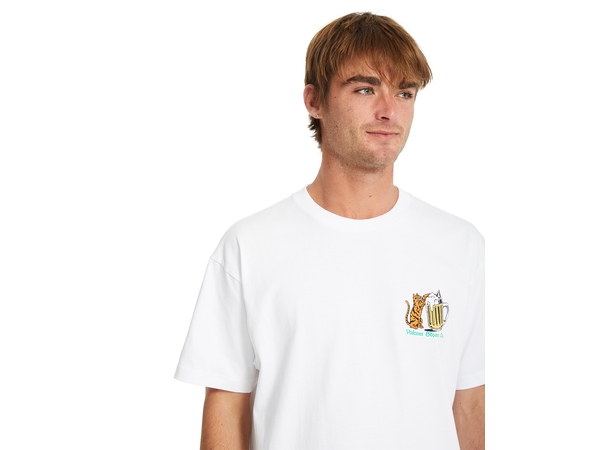 Volcom Curious Cat SS Tee White - M 