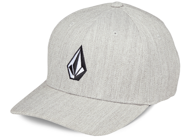 Volcom Full Stone HTH Flexfit Hat Grey Vintage - S/M 