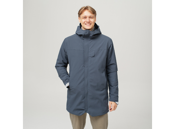 HeatX Heated Oslo Coat Mens M Navy 