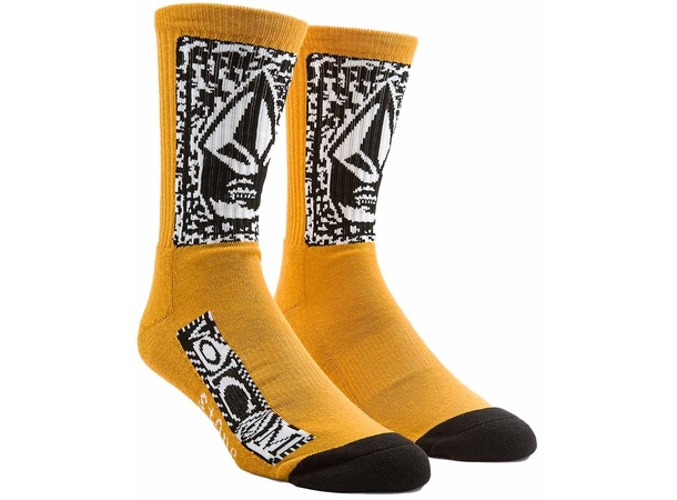 Volcom Dental Sock Pr Old Gold - One Size 
