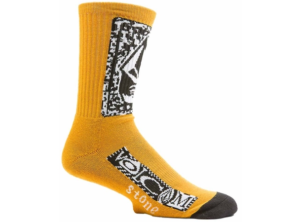 Volcom Dental Sock Pr Old Gold - One Size 
