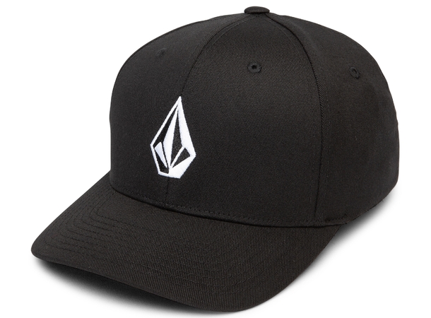 Volcom Full Stone Flexfit Hat Black - S/M 