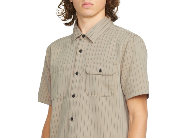 Volcom Trade Stone SS Light Khaki - L 