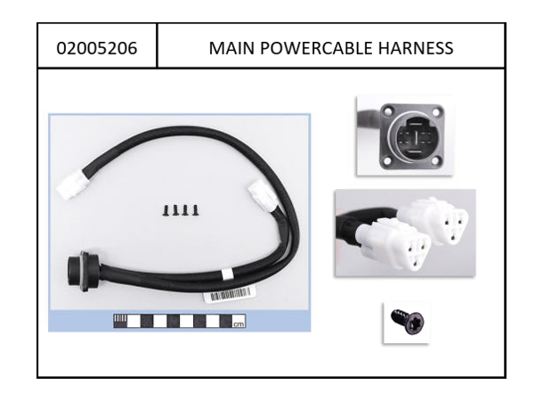 Simplo battery cable intube 630Wh battery 