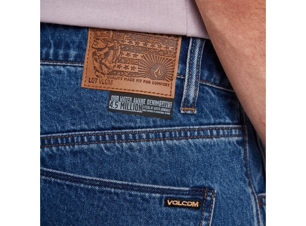 Volcom Billow Denim Oliver Mid Blue - 29 