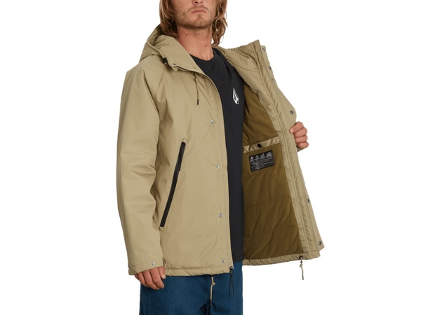 Volcom Stoke Stone Jacket Khaki - S 