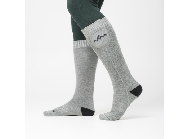 HeatX Heated Everyday Socks S Grey - EU37/39 