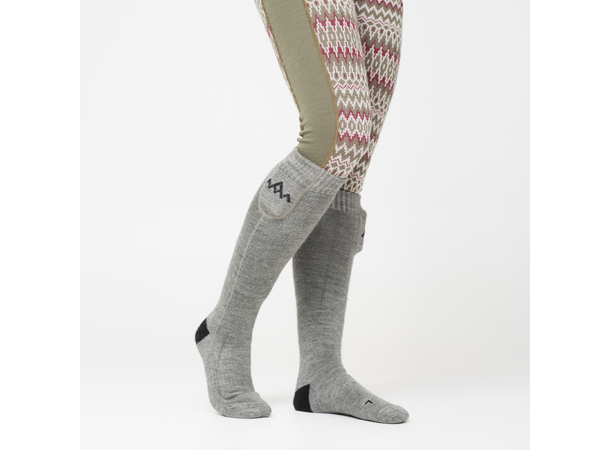 HeatX Heated Everyday Socks S Grey - EU37/39 