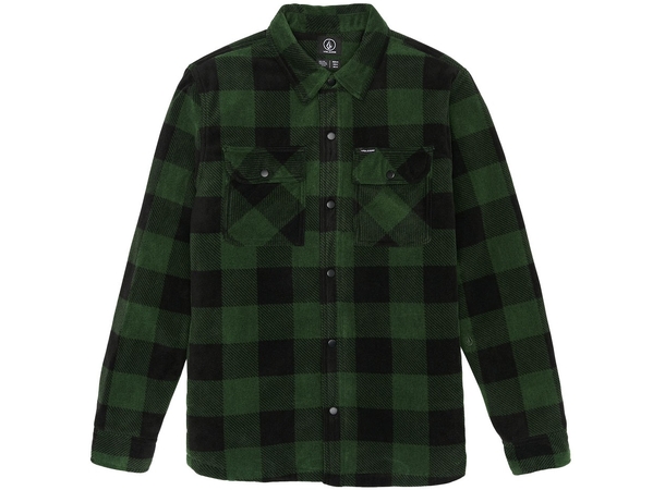 Volcom Bowered Fleece LS Dark Pine - M 