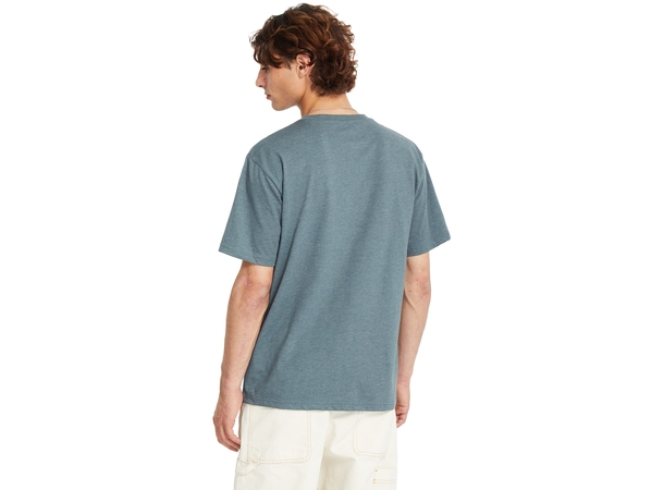 Volcom Circle Blanks Heathered SS Tee Dark Slate - S 