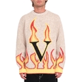 Volcom Fergadelic Sweater Dirty White - M