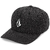 Volcom Full Stone Hthr Flexfit Hat Charcoal Heather - L/XL 