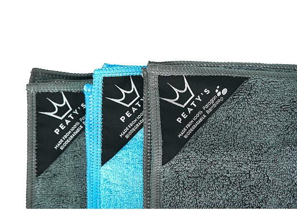 Peaty's Bamboo Bicycle Cleaning Cloths 3-pack 
