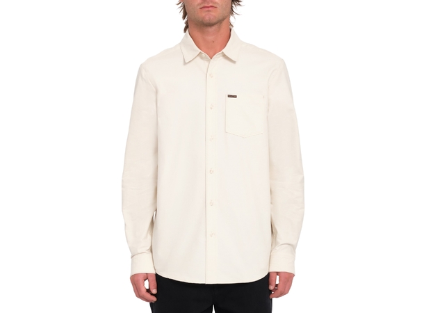 Volcom Veeco Oxford LS Dirty White - L 