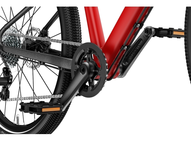 Woom Explore 5 24" Woom Red 9kg, 7-11 years, 125-145cm 