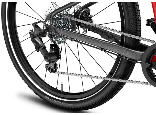 Woom Explore 5 24" Woom Red 9kg, 7-11 years, 125-145cm 