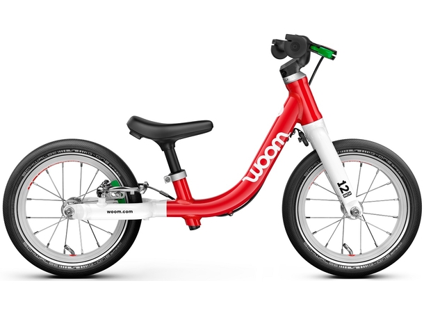 Woom Go 1 12" Woom Red 3,2kg, 1,5-3,5 years, 82-100cm 