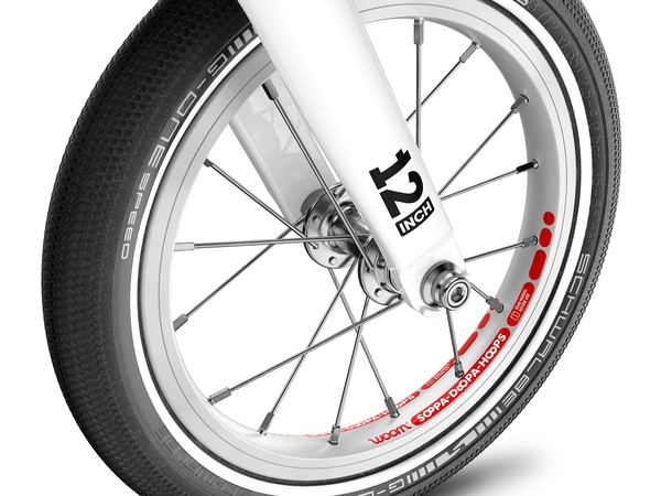 Woom Go 1 12" Woom Red 3,2kg, 1,5-3,5 years, 82-100cm 