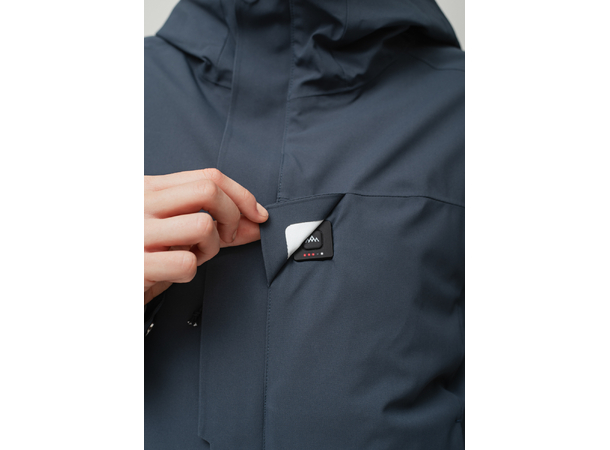 HeatX Heated Oslo Coat Womens L Navy 