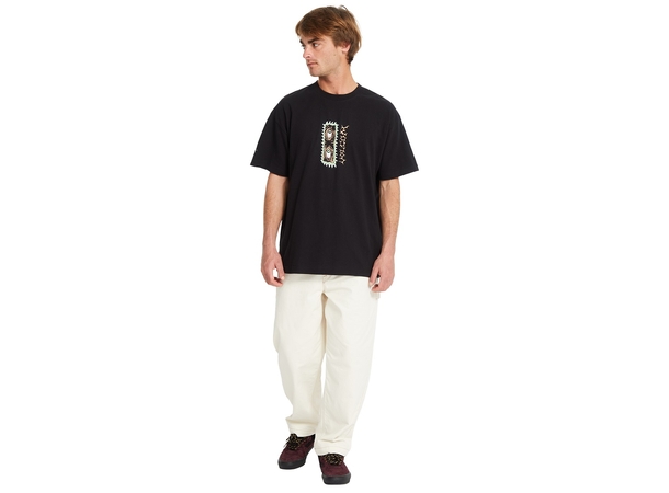 Volcom Eye Rust Loose SS Tee Black - M 