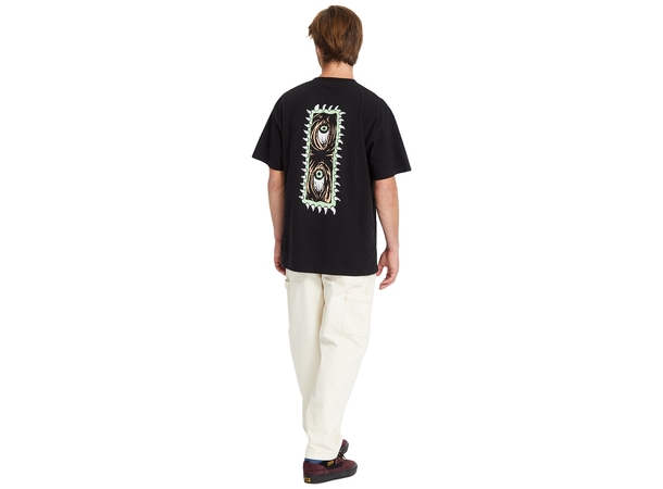 Volcom Eye Rust Loose SS Tee Black - M 