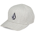 Volcom Full Stone Hthr Flexfit Hat Grey Vintage - S/M