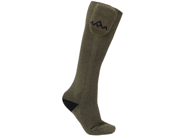 HeatX Heated Everyday Socks w/batt. V2 L Olive Green - EU43/45 