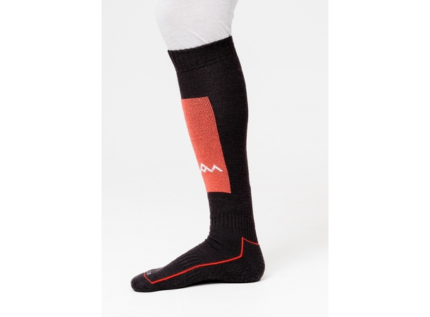 HeatX Heated Technical Socks w/batt. S Red/Black - EU37/39 