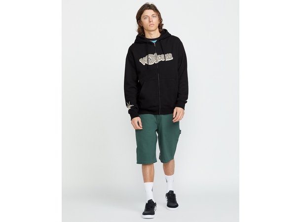 Volcom Ent Zip Black - L 