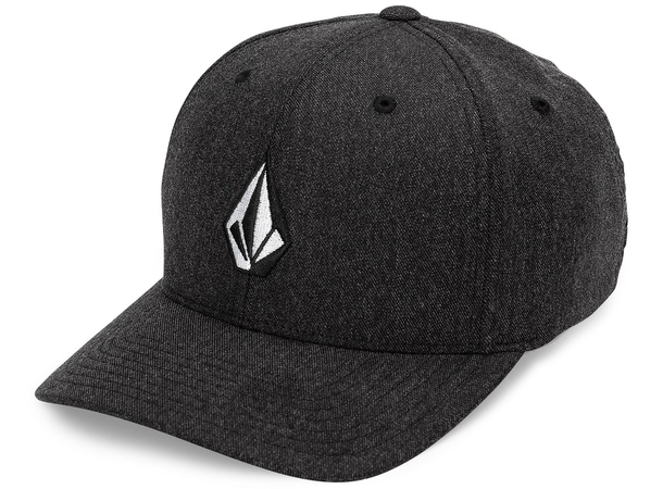 Volcom Full Stone Hthr Flexfit Hat Charcoal Heather - S/M 