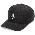 Volcom Full Stone Hthr Flexfit Hat Charcoal Heather - S/M