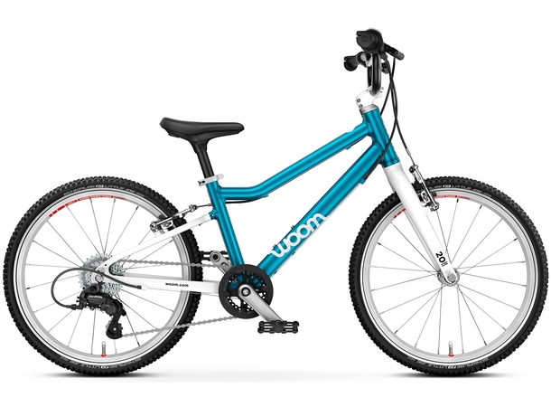 Woom Go 4 20" Metallic Blue 7,8kg, 6-8 years, 115-130cm 