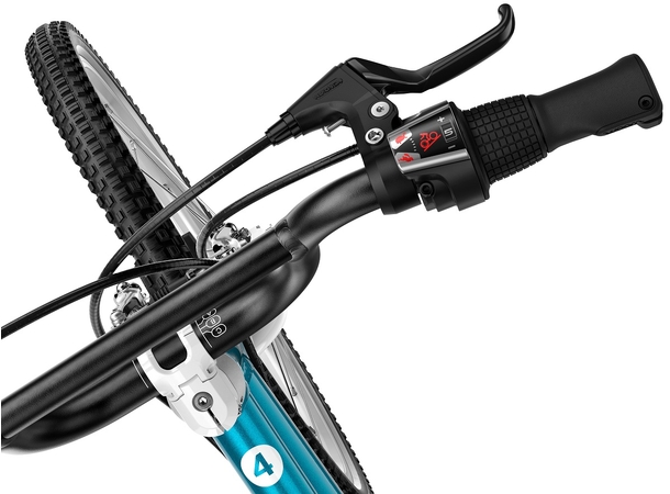 Woom Go 4 20" Metallic Blue 7,8kg, 6-8 years, 115-130cm 