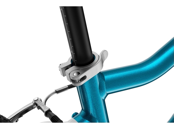 Woom Go 4 20" Metallic Blue 7,8kg, 6-8 years, 115-130cm 