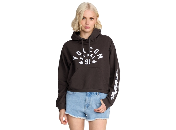 Volcom 1991 Mini Hoodie Vintage Black - L 