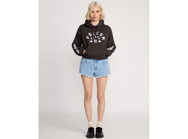 Volcom 1991 Mini Hoodie Vintage Black - L 