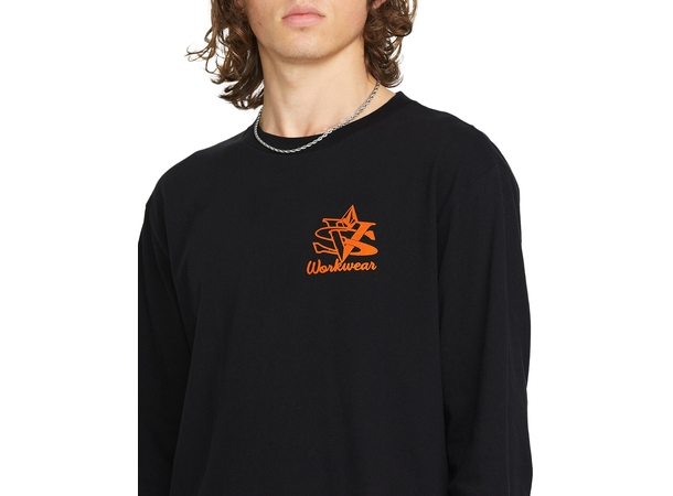 Volcom Excavator LS Tee Black - M 