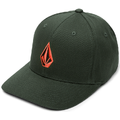 Volcom Full Stone Flexfit Hat Dark Forest - L/XL