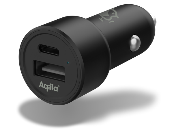 Aqiila Chargebird CC2 USB-C/USB-A Carcharger 