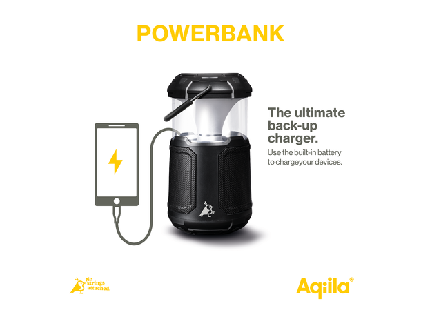 Aqiila Soundbird B10 Lantern, Speaker, Powerbank 