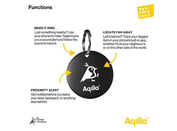Aqiila Tagbird Bike Bell 