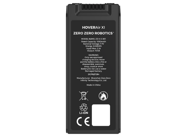 HoverAir X1 Battery Black 