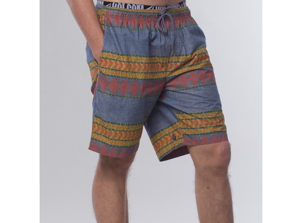 Volcom Delator Printed Short Stormy Blue - XS 