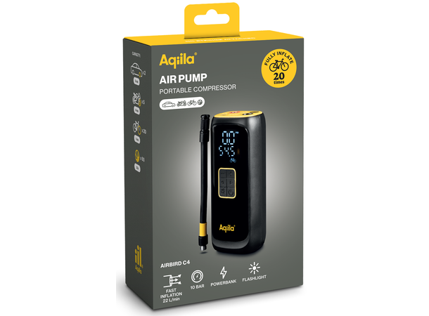 Aqiila Airbird C4 Compressor + Powerbank 